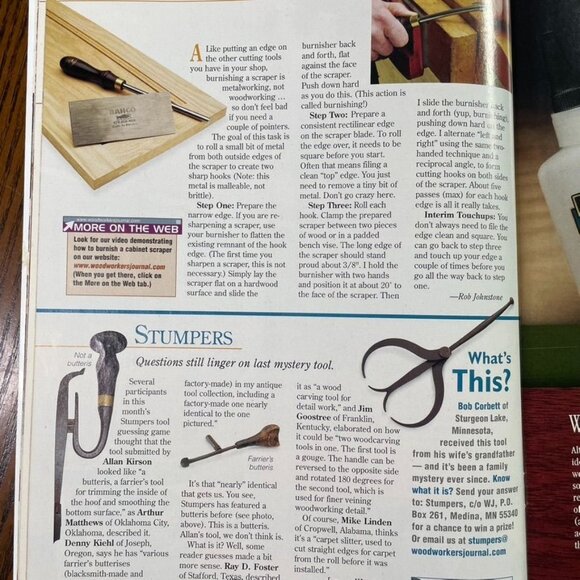 Woodworkers Journal Magazine u June 2009 Vol 33 No 3 Techniques Tips Tricks - Picture 5 of 7